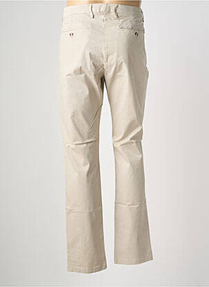 Pantalon chino tissage popeline taille normale beige EUROPANN homme