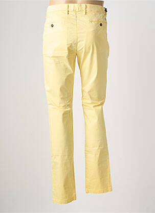 Pantalon chino tissage popeline taille normale jaune EUROPANN homme