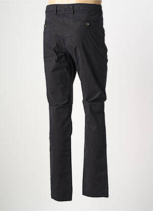Pantalon chino tissage popeline taille normale noir EUROPANN homme