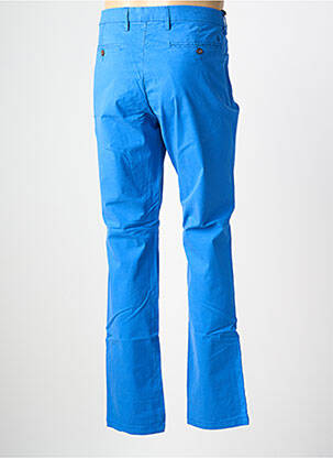 Pantalon chino tissage popeline taille normale bleu EUROPANN homme