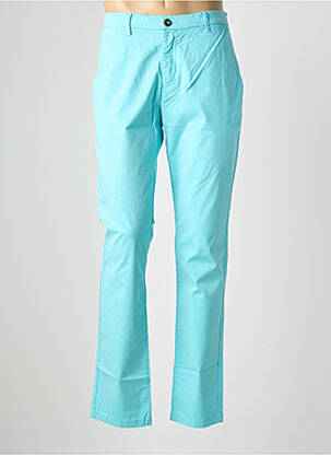 Pantalon chino tissage popeline taille normale bleu clair EUROPANN homme