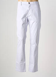Pantalon chino tissage popeline taille normale violet EUROPANN homme