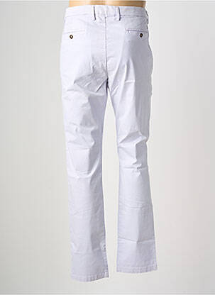 Pantalon chino tissage popeline taille normale violet EUROPANN homme