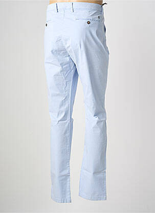 Pantalon chino tissage popeline taille normale bleu EUROPANN homme