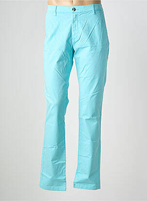 Pantalon chino stretch taille normale bleu EUROPANN homme
