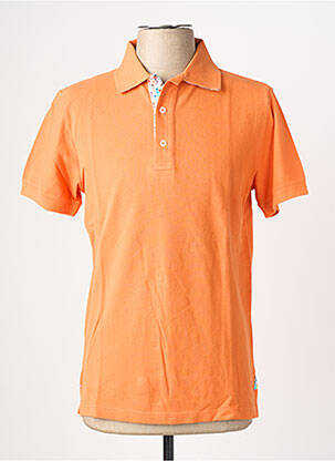 Polo stretch manches courtes orange EUROPANN homme