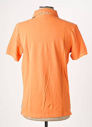 Polo stretch manches courtes orange EUROPANN homme