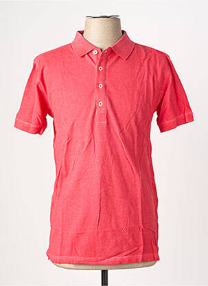 Polo stretch manches courtes rouge EUROPANN homme