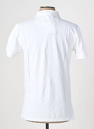 Polo stretch manches courtes blanc EUROPANN homme