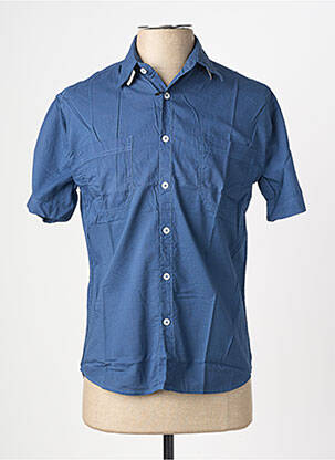 Chemise manches courtes poches bleu EUROPANN homme