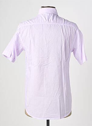 Chemise manches courtes poches violet EUROPANN homme