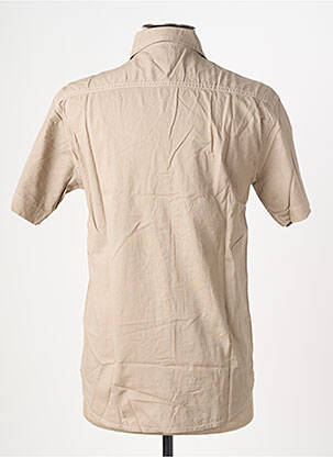 Chemise manches courtes poches beige fonce EUROPANN homme