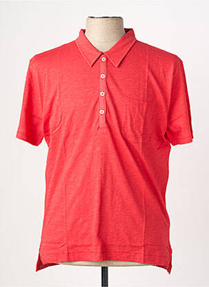 Polo tissage jersey manches courtes rouge EUROPANN homme