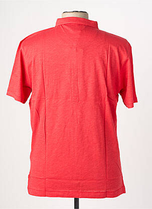 Polo tissage jersey manches courtes rouge EUROPANN homme