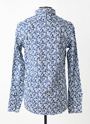Chemise manches longues coupe cintrée bleu EUROPANN homme