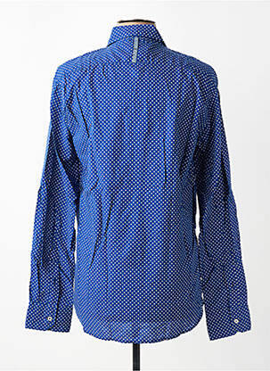 Chemise manches longues coupe cintrée bleu EUROPANN homme
