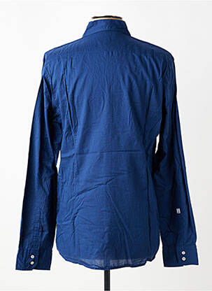Chemise manches longues coupe cintrée bleu EUROPANN homme