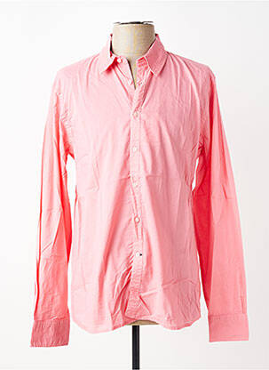 Chemise manches longues coupe cintrée rose EUROPANN homme