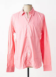 Chemise manches longues coupe cintrée rose EUROPANN homme
