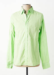 Chemise manches longues coupe cintrée vert EUROPANN homme