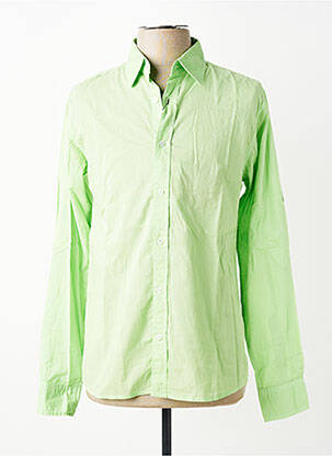 Chemise manches longues coupe cintrée vert EUROPANN homme