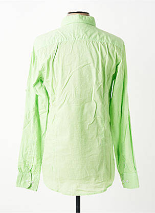 Chemise manches longues coupe cintrée vert EUROPANN homme