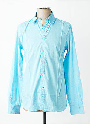 Chemise manches longues coupe cintrée bleu EUROPANN homme