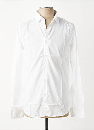 Chemise manches longues coupe cintrée blanc EUROPANN homme