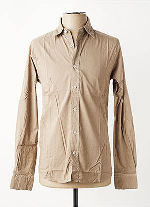 Chemise manches longues coupe cintrée marron EUROPANN homme