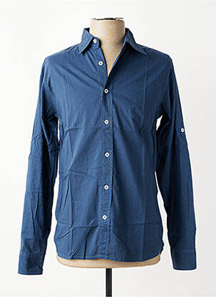 Chemise manches longues coupe cintrée bleu EUROPANN homme