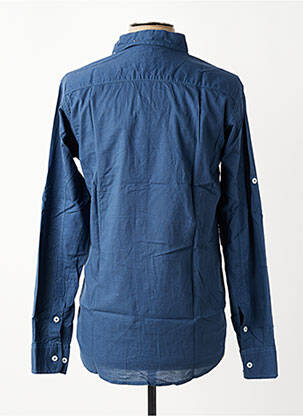 Chemise manches longues coupe cintrée bleu EUROPANN homme