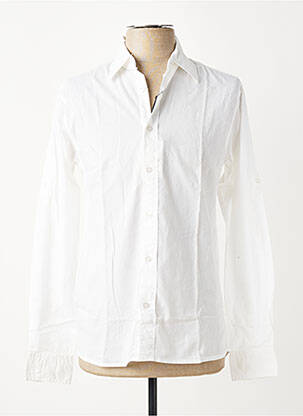 Chemise manches longues coupe cintrée blanc EUROPANN homme