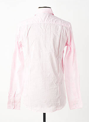 Chemise manches longues coupe cintrée rose clair EUROPANN homme