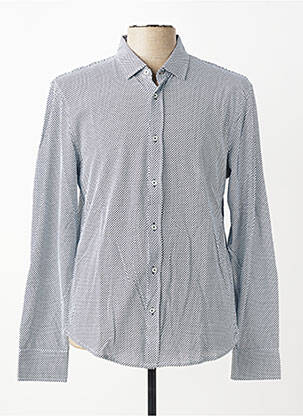 Chemise manches longues coupe cintrée noir EUROPANN homme