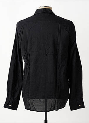 Chemise manches longues coupe cintrée noir EUROPANN homme
