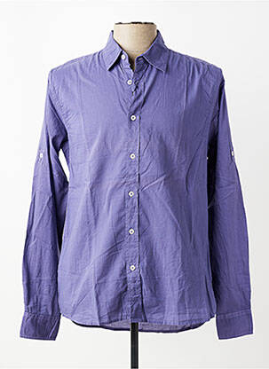 Chemise manches longues coupe cintrée violet EUROPANN homme