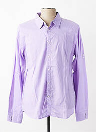 Chemise manches longues coupe cintrée violet EUROPANN homme