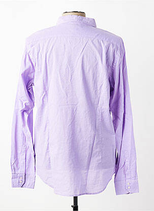 Chemise manches longues coupe cintrée violet EUROPANN homme