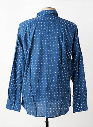 Chemise manches longues coupe cintrée bleu EUROPANN homme