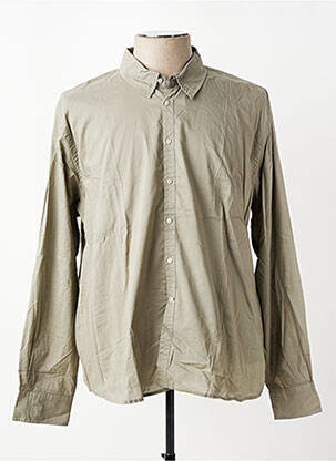 Chemise manches longues coupe cintrée marron EUROPANN homme