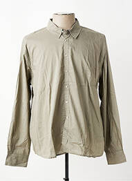 Chemise manches longues coupe cintrée marron EUROPANN homme