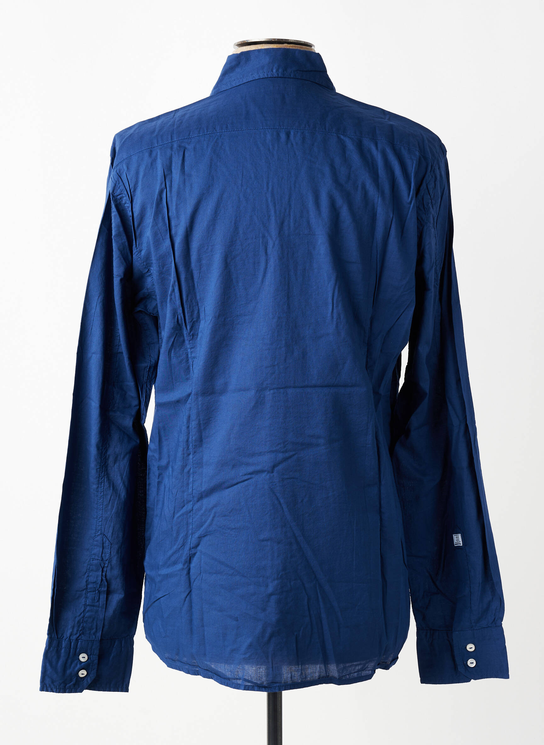 Chemise manches longues coupe cintrée bleu EUROPANN homme