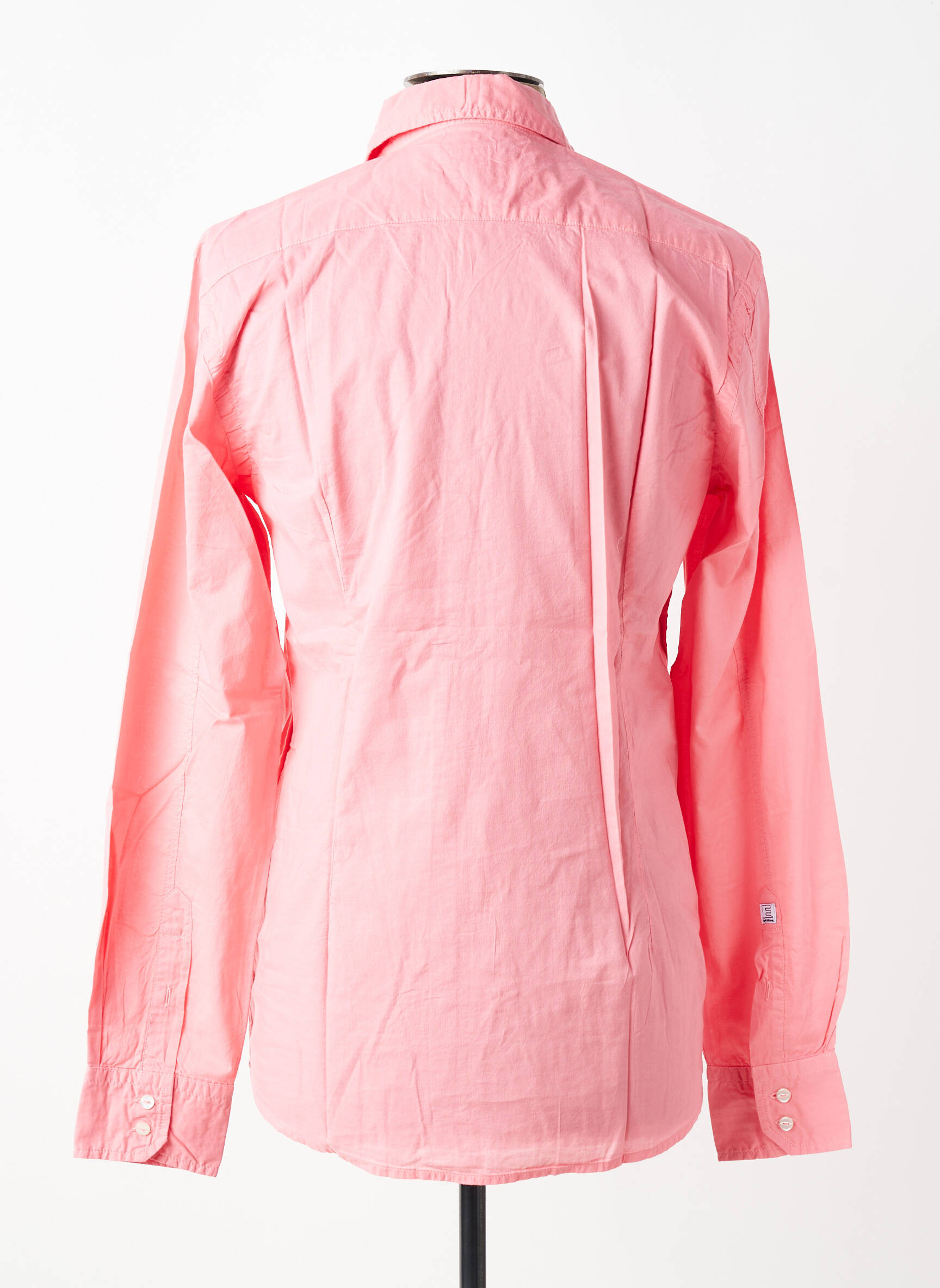 Chemise manches longues coupe cintrée rose EUROPANN homme