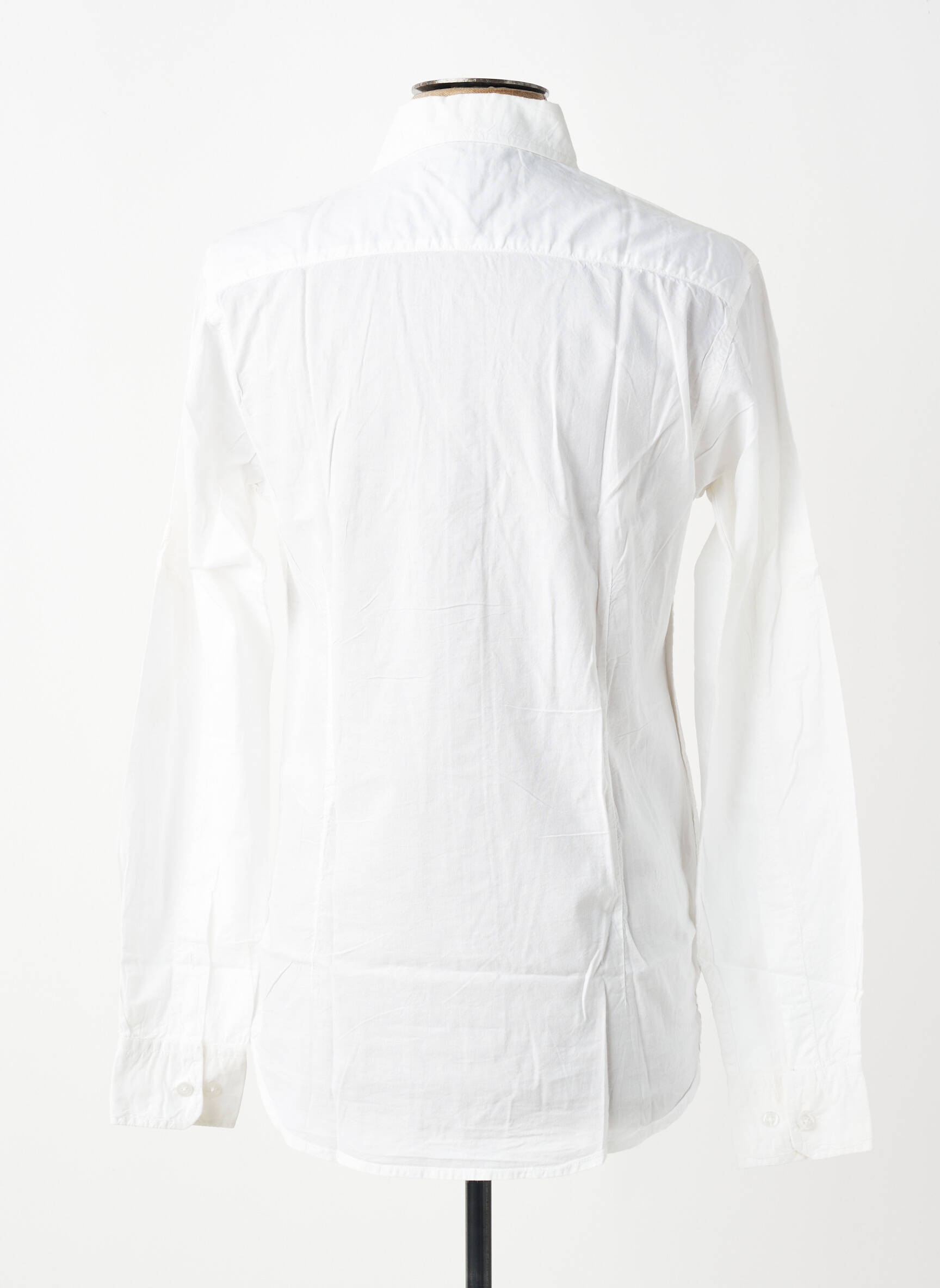 Chemise manches longues coupe cintrée blanc EUROPANN homme
