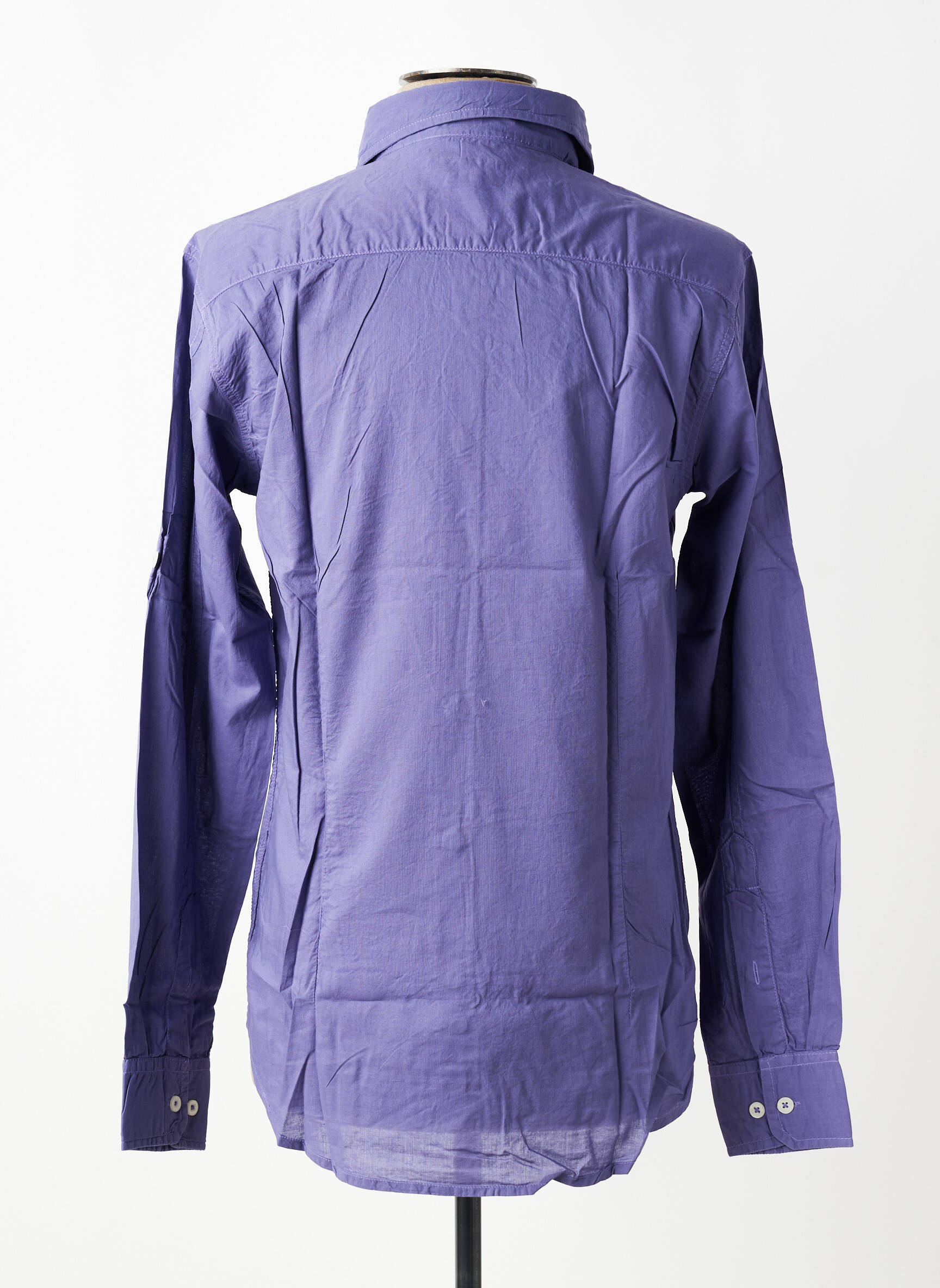 Chemise manches longues coupe cintrée violet EUROPANN homme