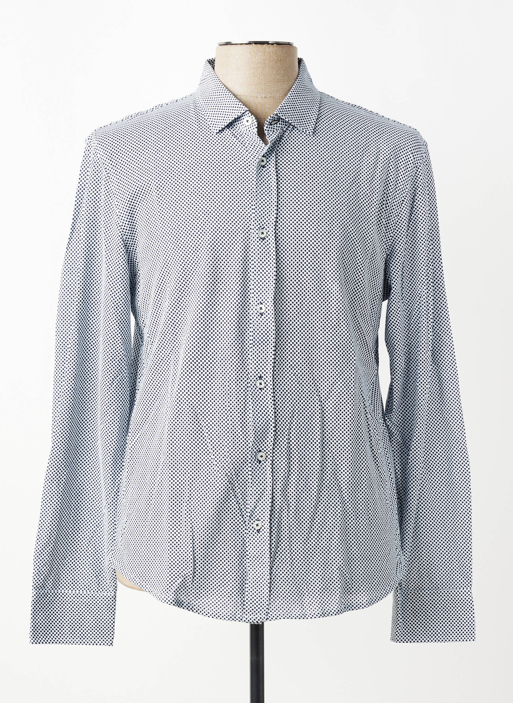 Chemise manches longues coupe cintrée noir EUROPANN homme