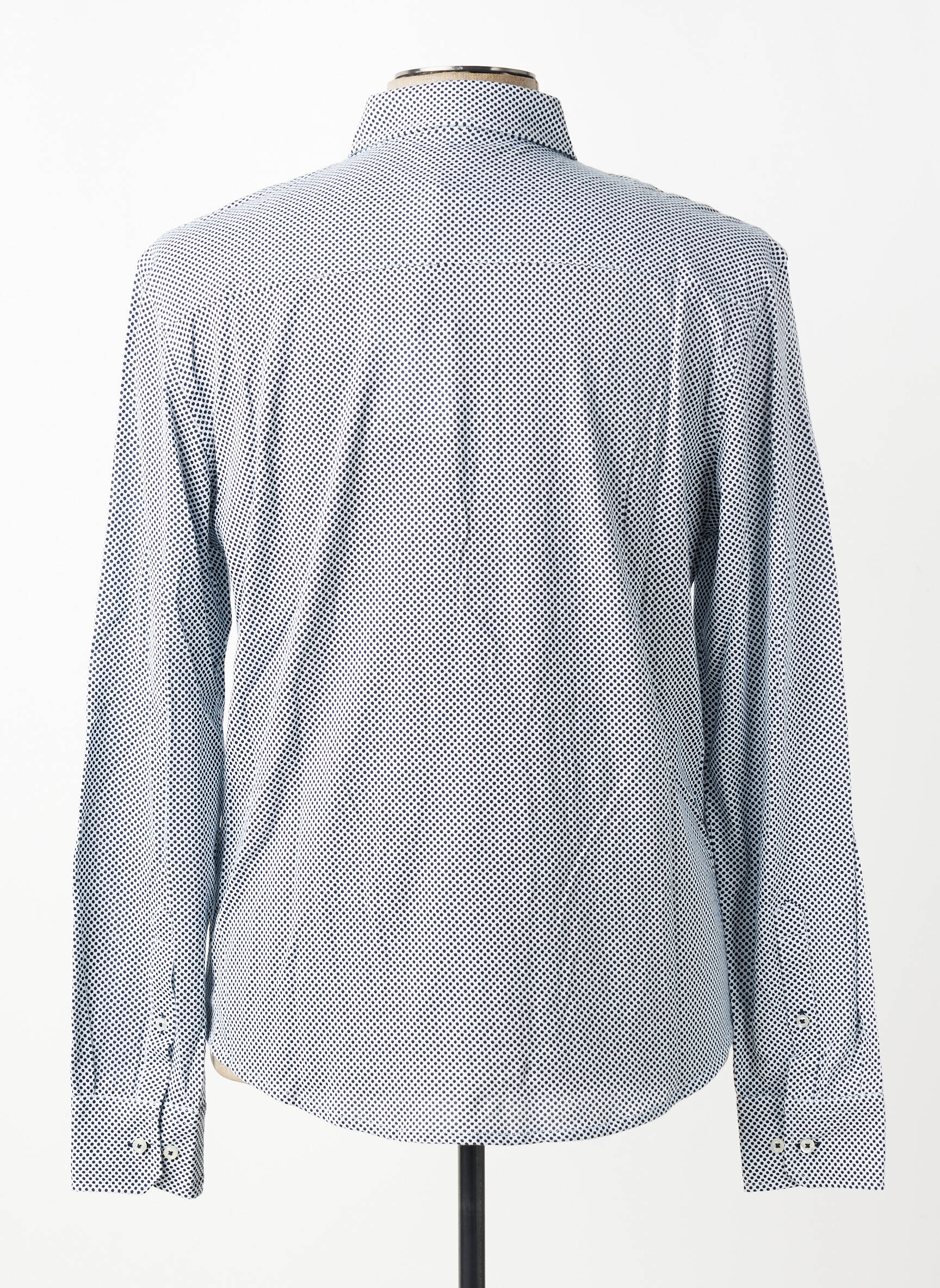 Chemise manches longues coupe cintrée noir EUROPANN homme