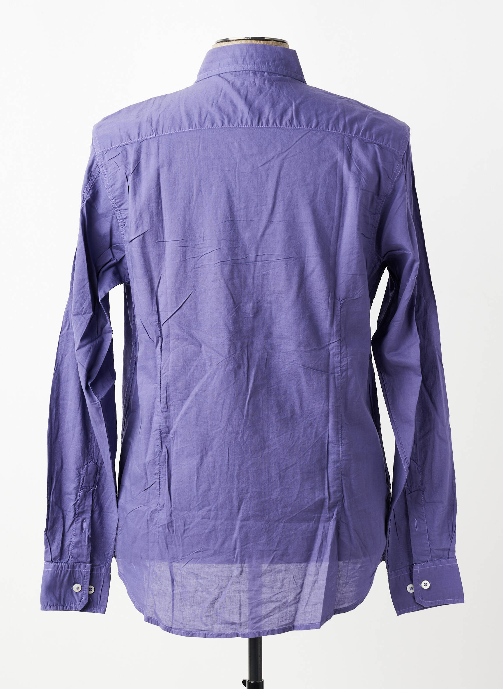 Chemise manches longues coupe cintrée violet EUROPANN homme