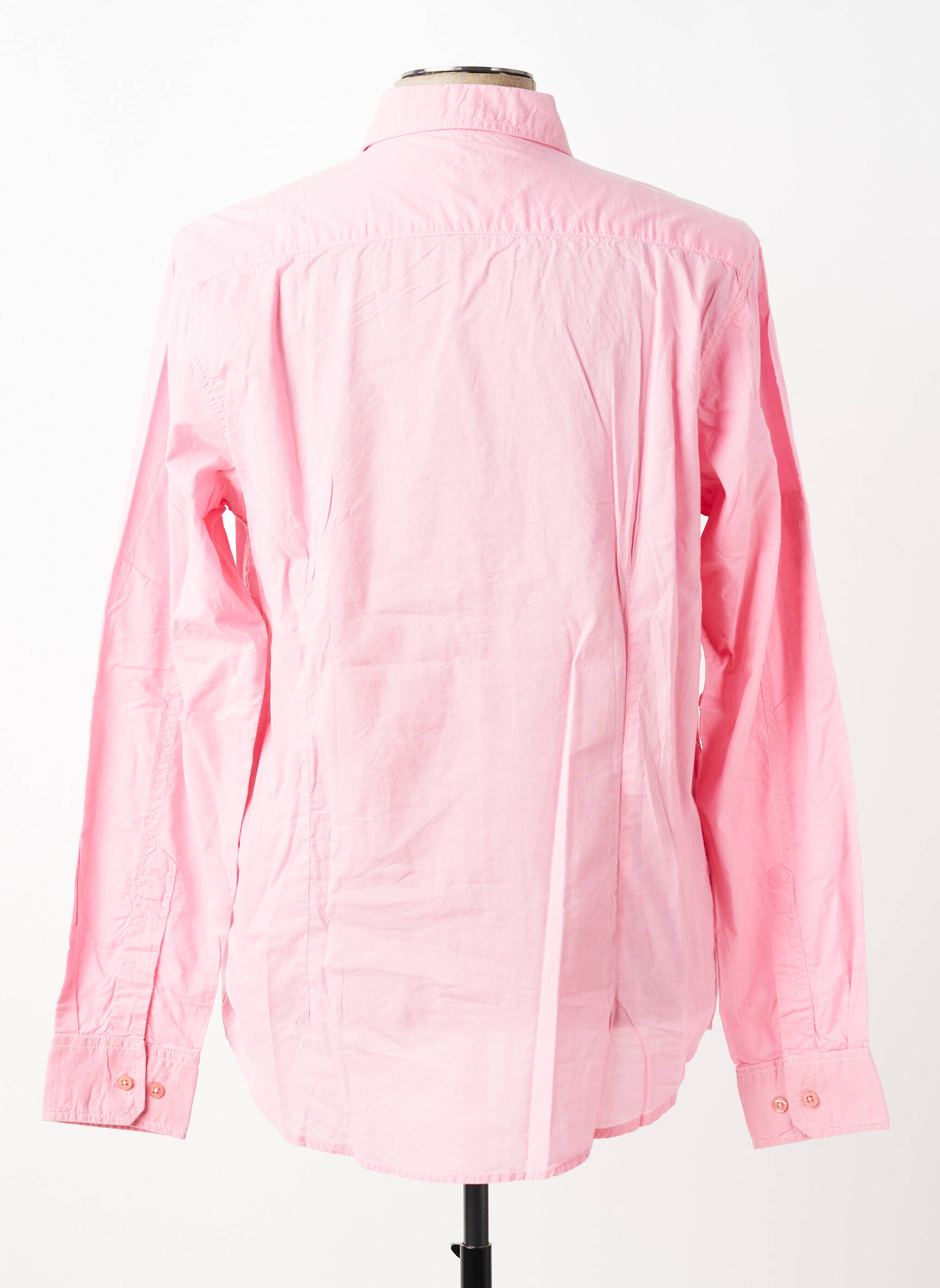 Chemise manches longues coupe cintrée rose EUROPANN homme