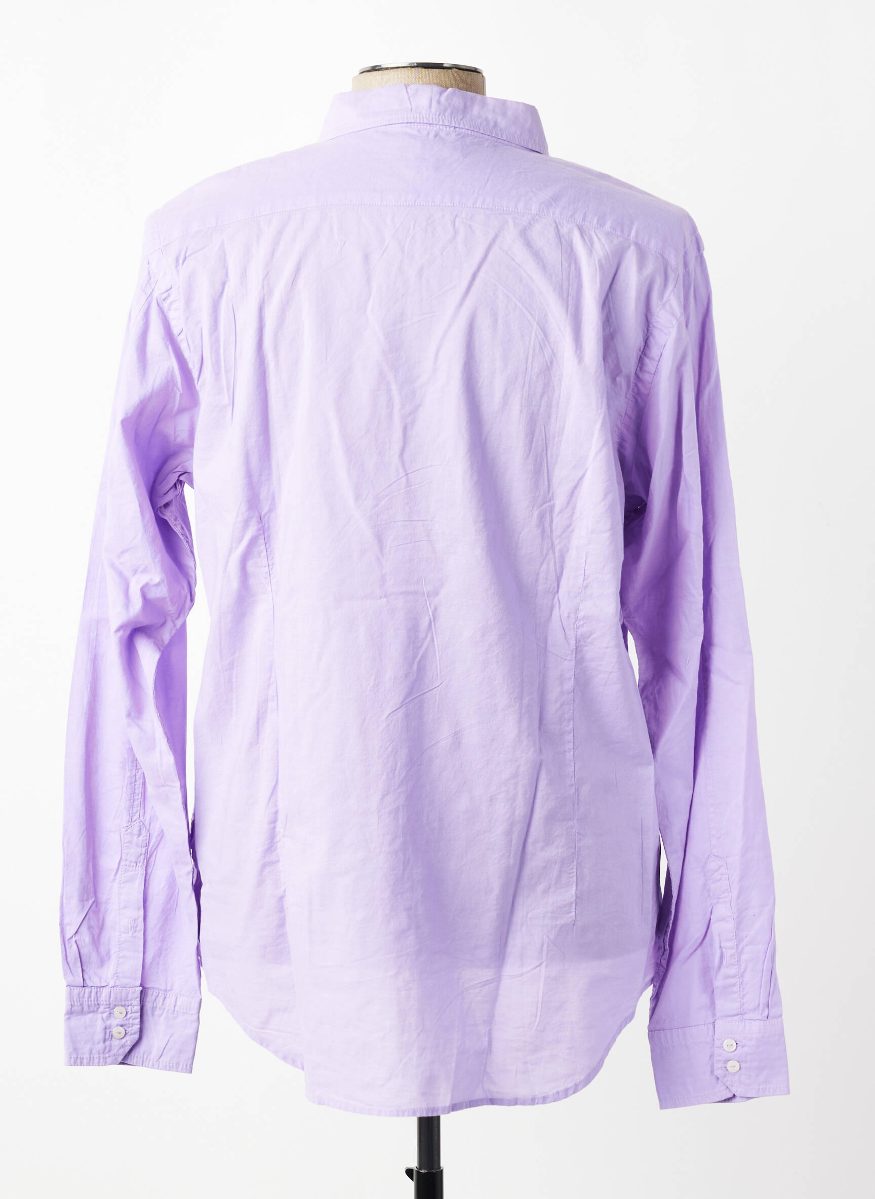Chemise manches longues coupe cintrée violet EUROPANN homme